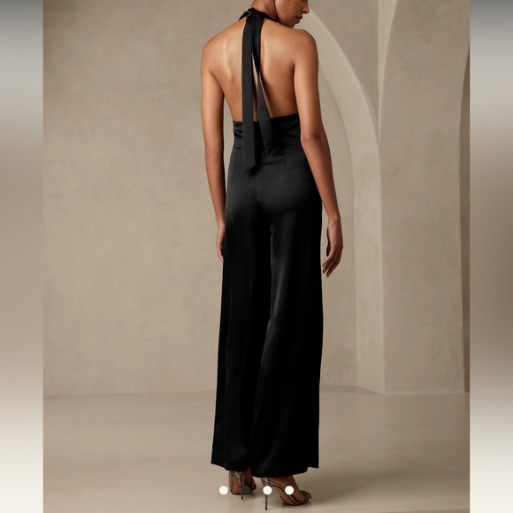 Banana Republic Black Halter Jumpsuit - Picture 3 of 9